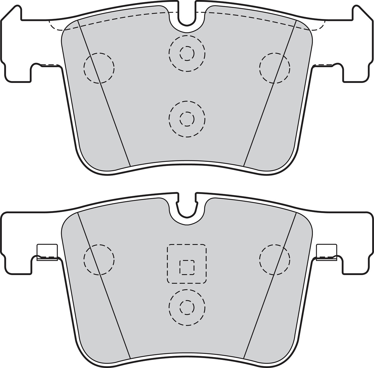 Jeu de 4 plaquettes de frein VALEO ref. 302138